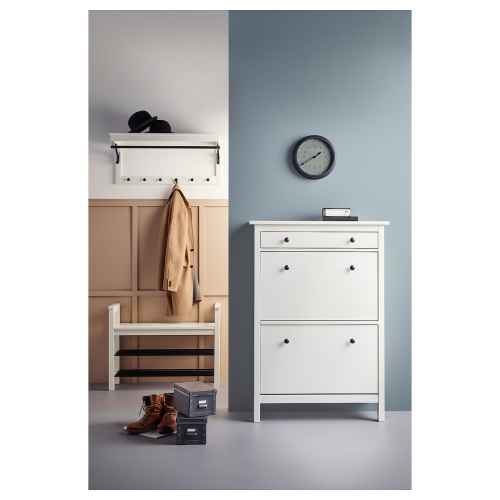 IKEA HEMNES Hat Rack 85cm White Hallway Urban Sales